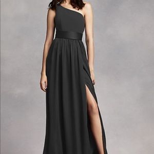 Vera Wang - White label black bridesmaid dress